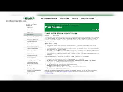 Social Security Scam