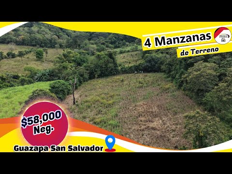 Increíble oferta de Terreno😱 4 Manzanas de Terreno en Guazapa San Salvador .