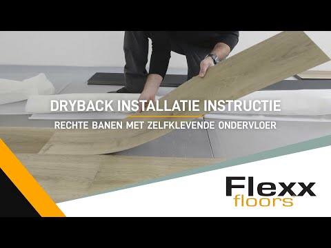 Flexxfloors Dryback - Stroken met zelfklevende ondervloer