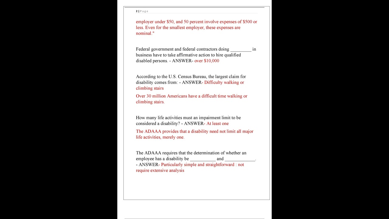 WGU C233 EMPLOYMENT LAW OBJECTIVE ASSESSMENT TEST BANK FOR REAL EXAM NEWEST 2024 ACTUAL EXAM COMPLET