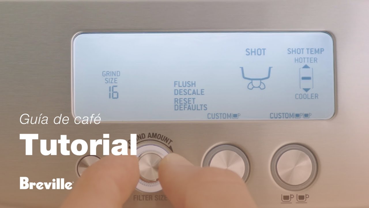 Cómo ajustar el volumen y la temperatura del disparo