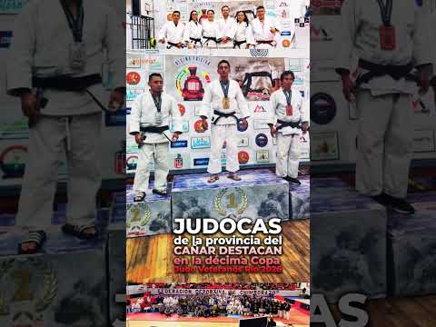 Judocas De la provincia del Cañar participaron en la Copa Judo Veteranos Río 2026.