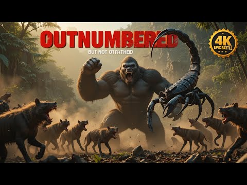 King Kong vs Giant Scorpion Army & Hyena Pack Epic Skull Island Battle 4K! #kingkong