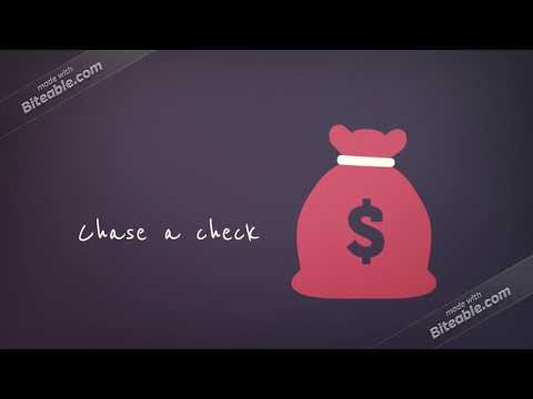 Chasing a check