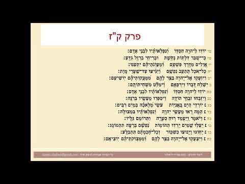 תהילים פרק ק"ז, Psalm 107 נוסח ספרדי ירושלמי