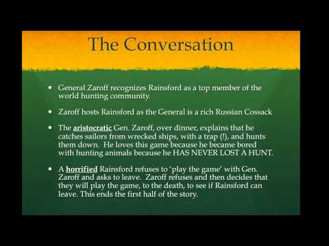 "The Most Dangerous Game" in 7 minutes