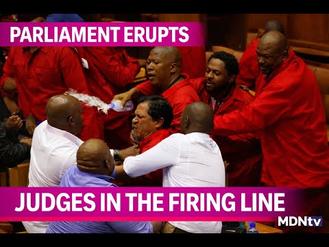 Malema, MPs Locked in Fierce Clash Over Judiciary Claims