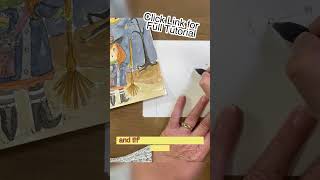Halloween Watercolor Tutorial #watercolortutorial #halloween2025