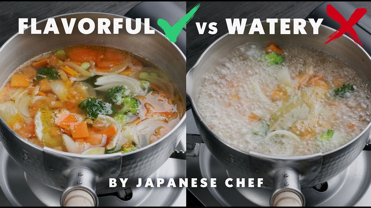 STOP Ruining Vegetable Soup ❌ Do THIS for Unbelievably Delicious Soup Every Time! ✅ | Japanese Chef
