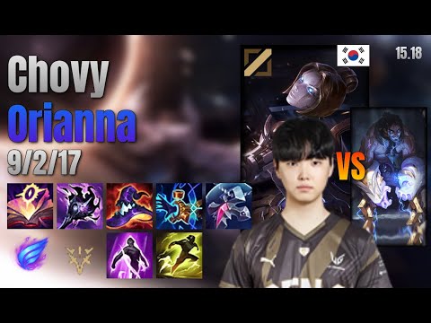 Chovy Mid Orianna vs Sylas lol KR solo rank Full Game 15.18 | 쵸비 오리아나 vs 사일러스
