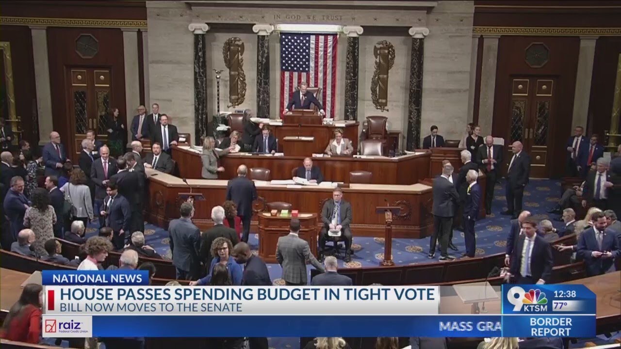 House passes spending budget in tight vote