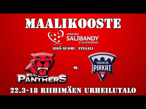 Maalikooste Sisä-Suomi 1. finaali RSS Panthers vs  Pirkkalan Pirkat 22.3-18