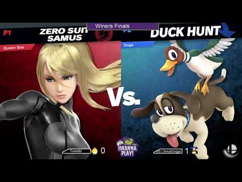 IWS XXXV   Tuxedo Palutena, Zero Suit Samus Vs Sekai Doggo Duck Hunt