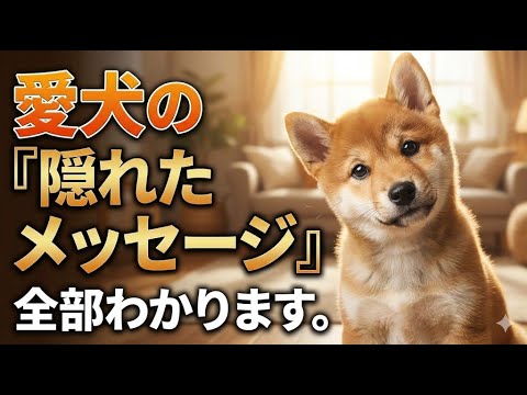 犬の気持ちがわかる！シグナルと行動の意味