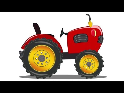 Capa de Trator - Carro garagem desenho animado