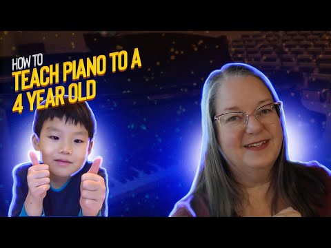 How to Teach Piano to A 4 yr old