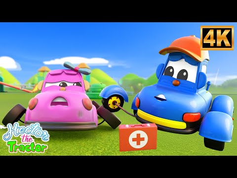 Hector the Tractor Boo Boo Lied 🤕 | Kinderreim für Kleinkinder