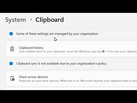 Clipboard Sync is not Available Due to Your Organization's Policy (FIXED)