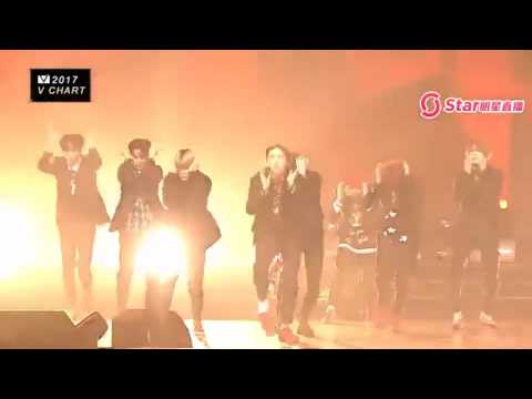 [NCT 127] 170408 인위에타이 V chart 시상식 Intro&无限的我    第五届音悦V榜年度盛典 现场版17 04 08