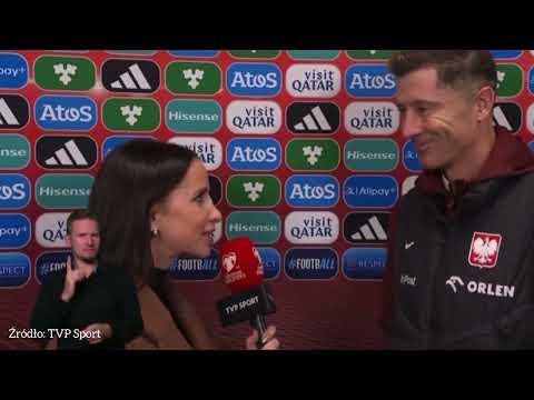 Robert Lewandowski wywiad po meczu Litwa - Polska