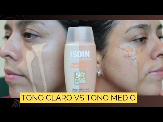Vídeo relacionado con ISDIN Fusion Water MAGIC Medium SPF 50 Protector Solar Facial de Uso Diario Ultraligero con Color Tono de Piel Unificado con Efecto Buena Cara 50ml