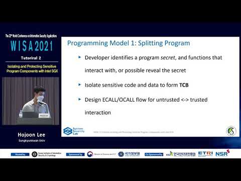 Confidential Computing and Intel SGX (2/2)