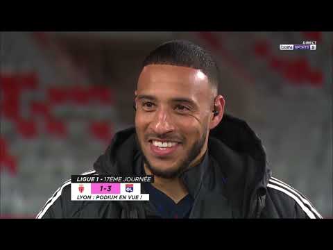 Corentin Tolisso's reaction after the 3-1 victory in Monaco