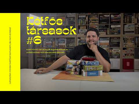 Pár jó és remek , de egyik az ZSENI!  - Kétfős Társasjátékok #6 - Mit Játsszunk?
