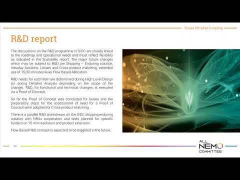 CACM Annual Report 2019 webinar - section 6: SIDC overview with David Myska