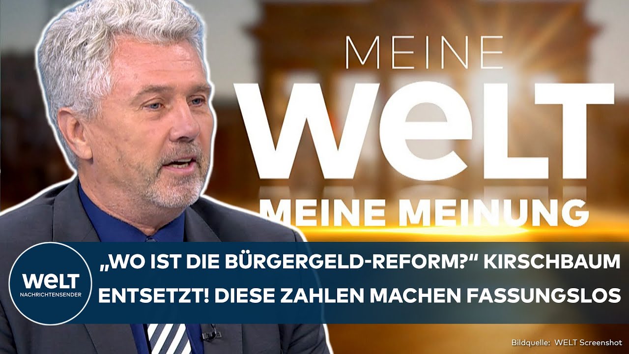 BÜRGERGELD: "Wahnsinn - Wo ist die Reform?" Kirschbaum fassungslos! Diese Zahlen erschrecken!