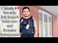Canada Security Job Tips | Job search Interview and Resume submission tips |