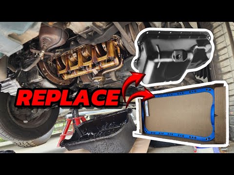 DIY How to Replace Motor Oil Pan Gasket 1998 Honda Civic Dx