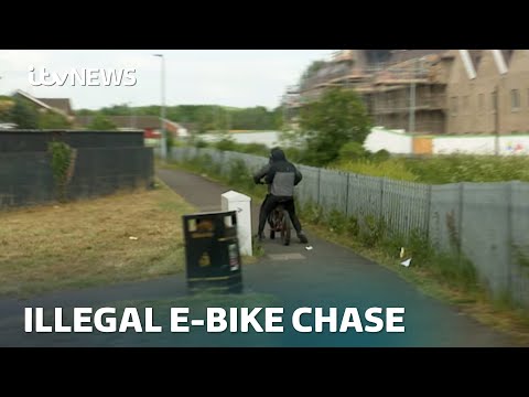 ITV News joins police on hunt for illegal e-bikes as 'epidemic' worsens