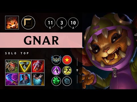 Gnar Top vs Irelia - VN Challenger Patch 25.18