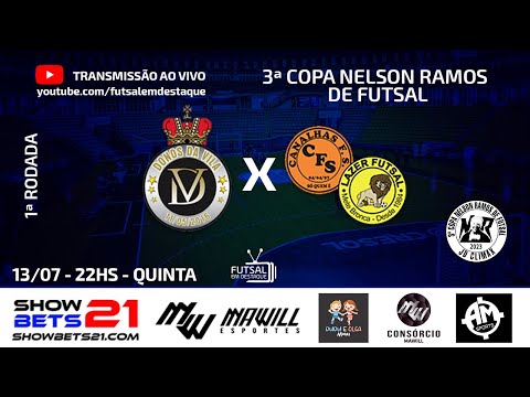 3ª COPA NELSON RAMOS - DONOS DA VILA X CANALHAS/LAZER #futsalemdestaque