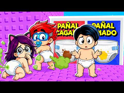 JUGAMOS la TORRE TROLL de QUE PREFIERES VERSIÓN BEBÉS en Roblox con Family Juega | Karim Juega