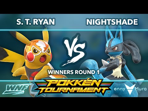 eM | STRyan (Pika Libre) vs IG | Nightshade (Lucario) WR1 - WNF Pokken 2.4