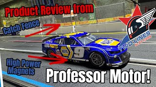 Reviewing New Carrera High Power Magnets and Slot Car Track Catch Fenc