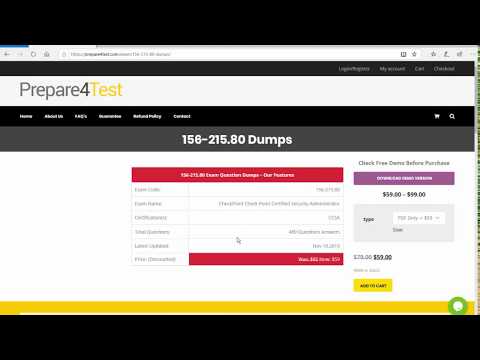 156-215.80 Dumps | 100% Pass Guarantee after Check Point 156-215.80 Exam Preparation - #Prepare4test