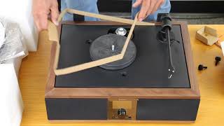 Andover One E Compact All in One Record Player setup