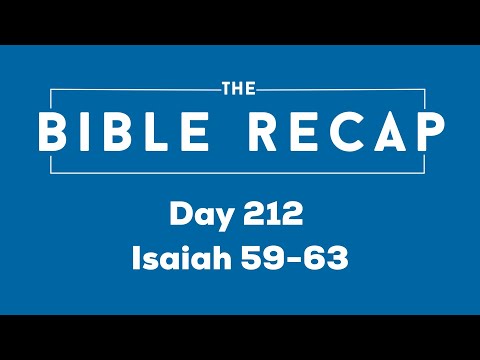 Day 212 (Isaiah 59-63)