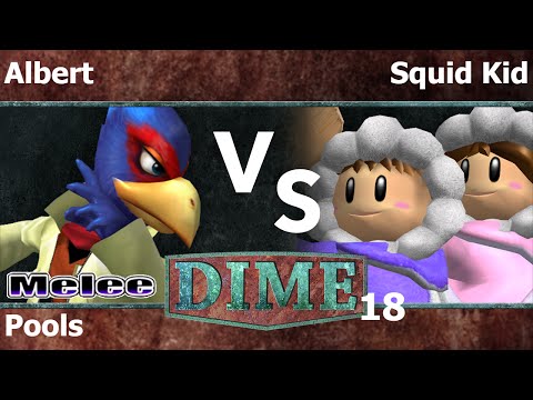 DIME 18 Melee - FX | Albert (Falco) vs UNT | Squid Kid (ICs) - Pools