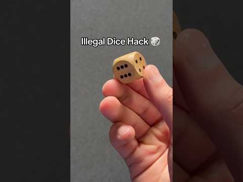 Dice Hack Tutorial 🎲 Win Every Time 🏆 #dice #diceroll #hack #hacks #skills #diy