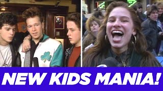 New Kids on the Block mania: Teen girls go gaga over boy band in 1990