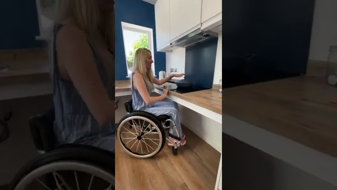 Before & After Wheelchair Accessible Kitchen Makeover
