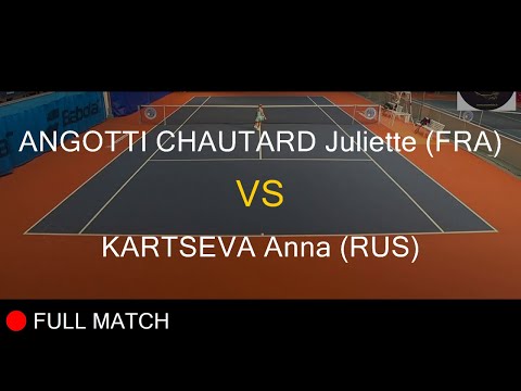 ANGOTTI CHAUTARD Juliette (FRA) VS KARTSEVA Anna (RUS) - Open Super 12 Auray 2020