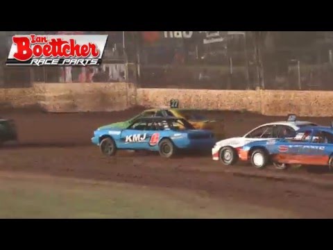 Modified Sedans - Kings Royal IV - Heat 16 - Kingaroy Speedway - 24.01.16