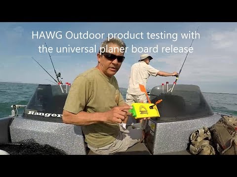 HAWG Outdoor planer board release for walleyes and salmon