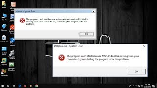 How to Fix All DLL Files Missing Error In Windows 