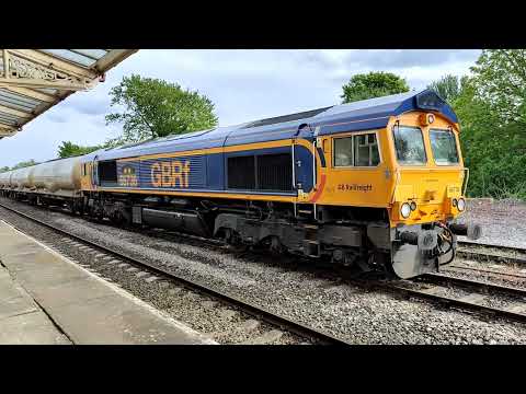 Castle Cement Freight Move GBRf 66736 6C00 Hellifield 18/05/2022